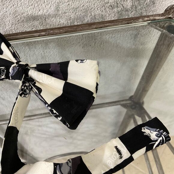 Nicole Miller Novelty Bowtie Pre-tied Men’s OS adjustable black white Chess play - Picture 7 of 9
